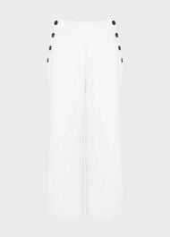 Simone Crop Trouser, White, hi-res