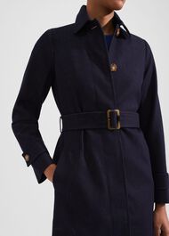 Carrie Denim Trench, Indigo, hi-res