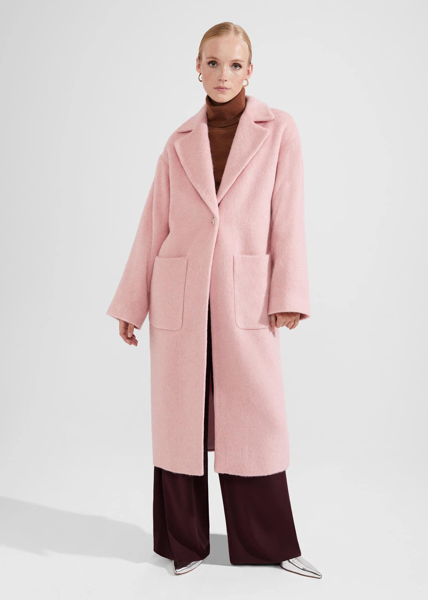 Hobbs store pink coat