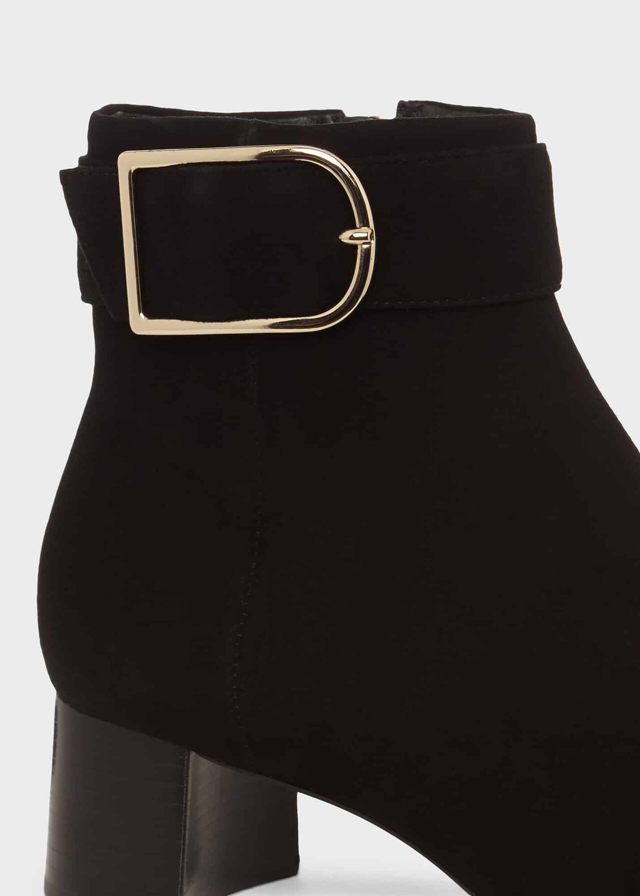 Suzannah Suede Ankle Boot, Black, hi-res