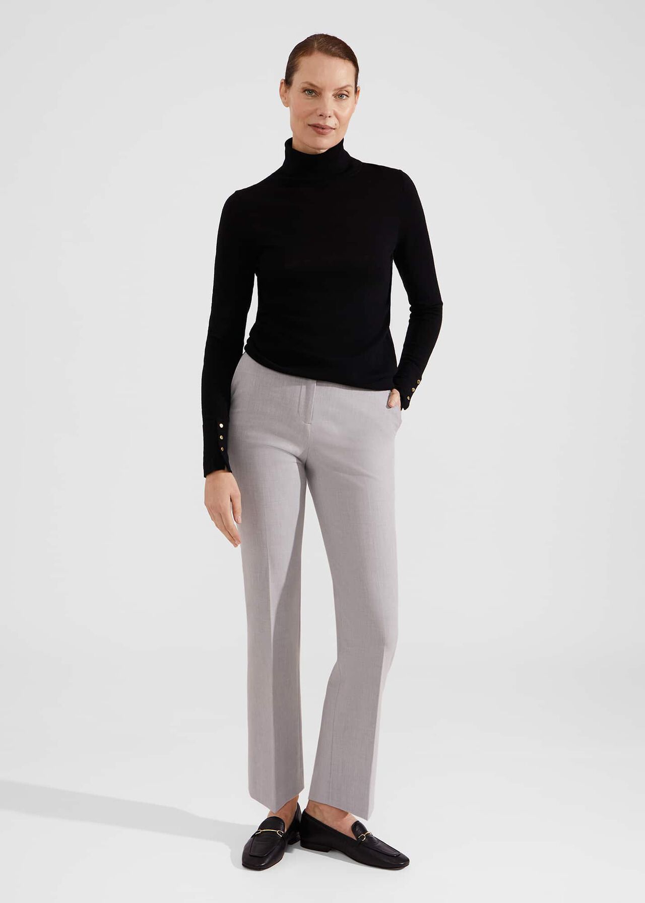 Lauren Trousers, Pale Grey, hi-res