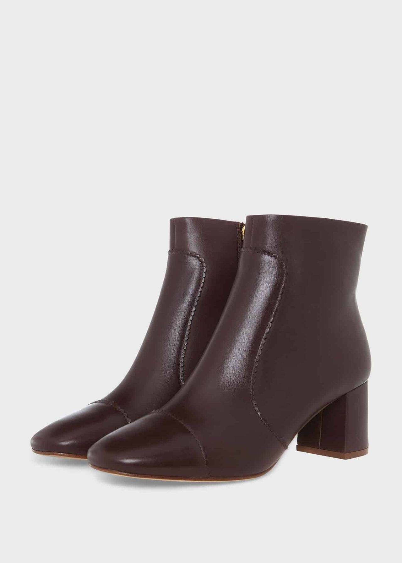 Leila Ankle Boot, Aubergine, hi-res