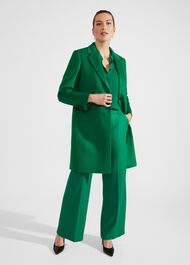 Tilda Wool Coat, Malachite Green, hi-res