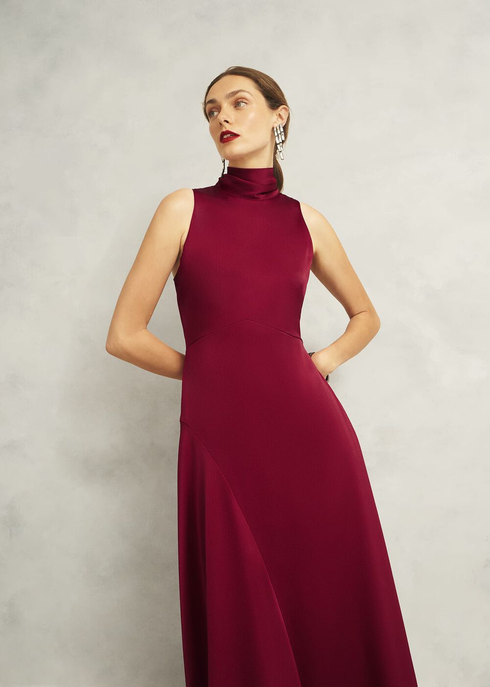 Marilyn Dress, Lipstick Red, hi-res