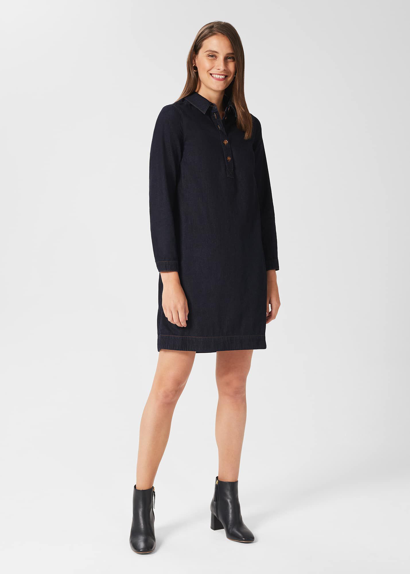 Hobbs top denim dress
