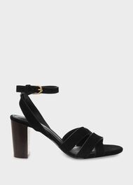 Portia Sandal, Black, hi-res