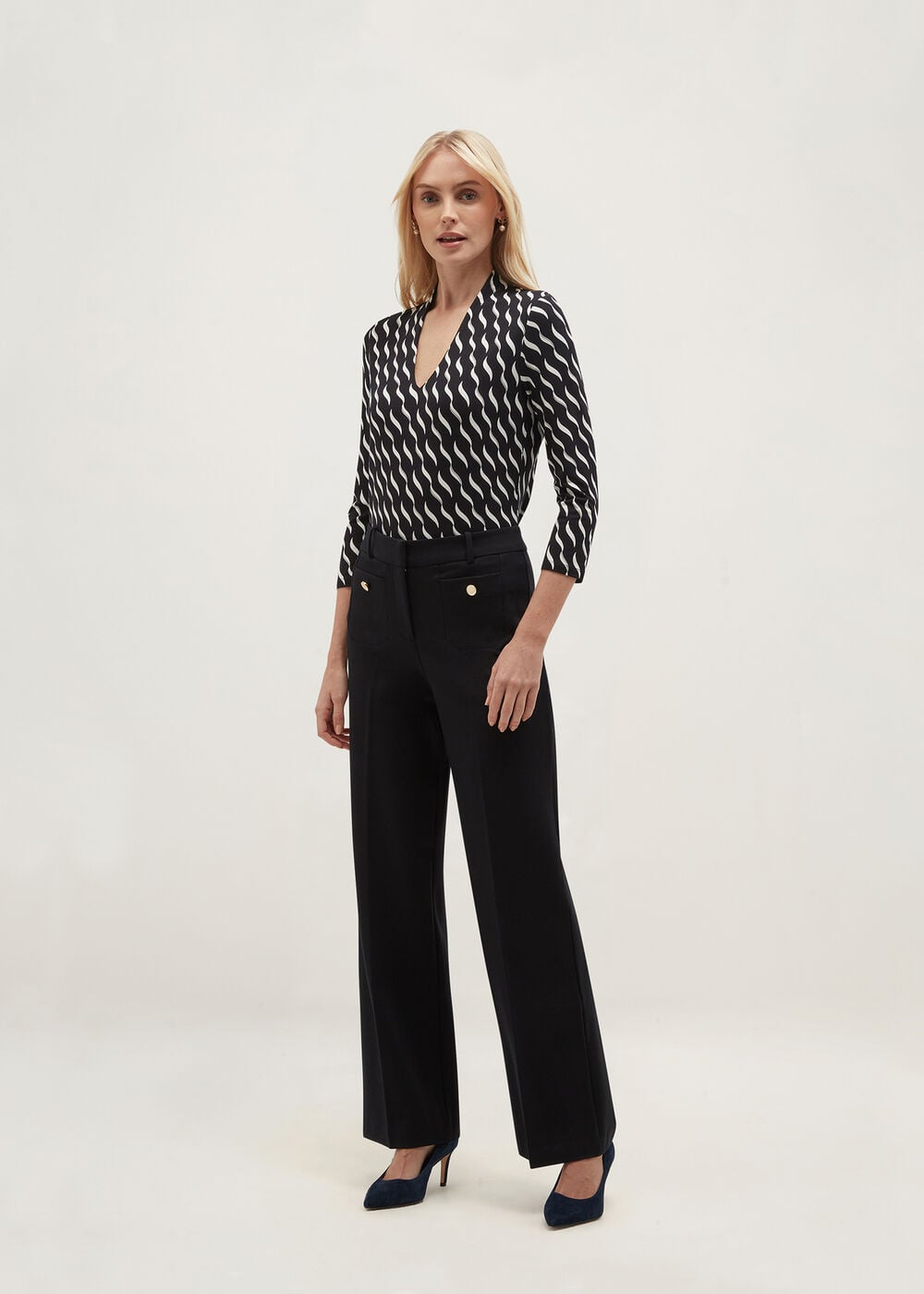 Clemence Ponte Trousers