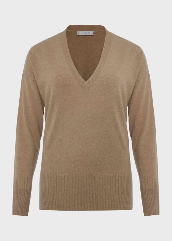 Dahlia V Neck Cashmere Jumper