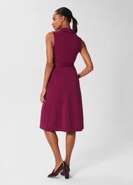 Clara Jersey Dress, Bright Plum, hi-res