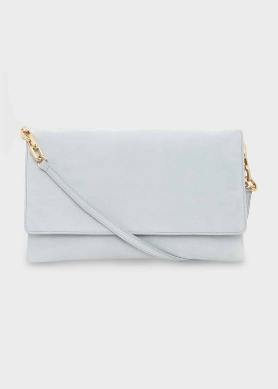 Chelsea Suede Clutch Bag