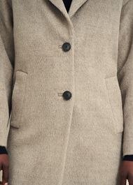 Bhavina Wool Blend Coat, Neutral, hi-res
