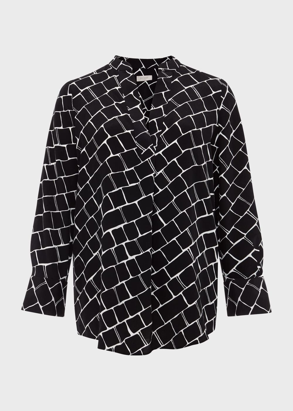 Maeva Blouse, Navy Ivory, hi-res