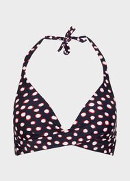 Bella Bikini Top, Navy Multi, hi-res