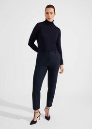 Quin Tapered Trousers, Navy, hi-res