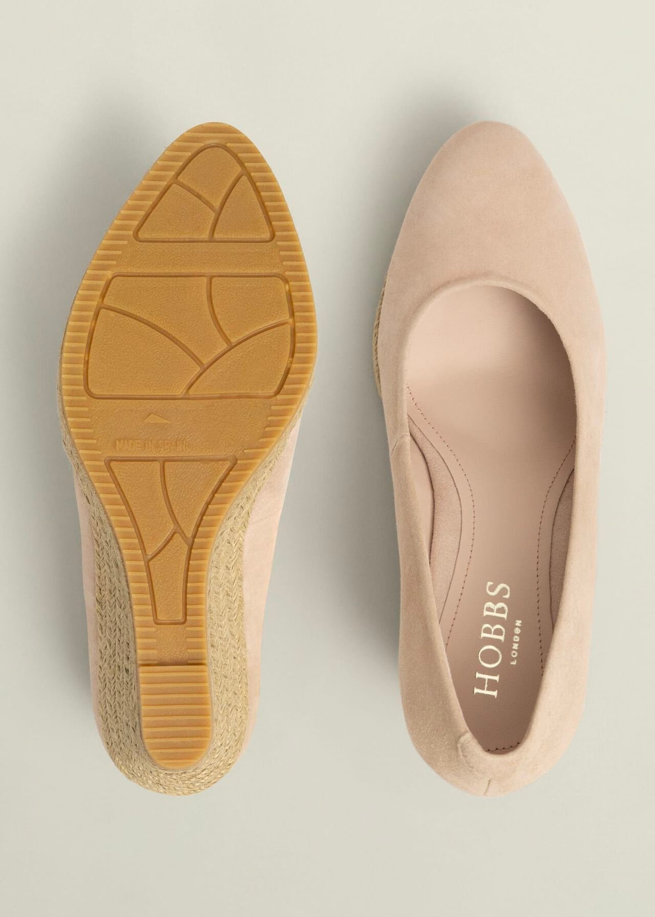 Anna Suede Espadrilles, Blush Pink, hi-res