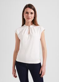 Maeve Top, Ivory, hi-res