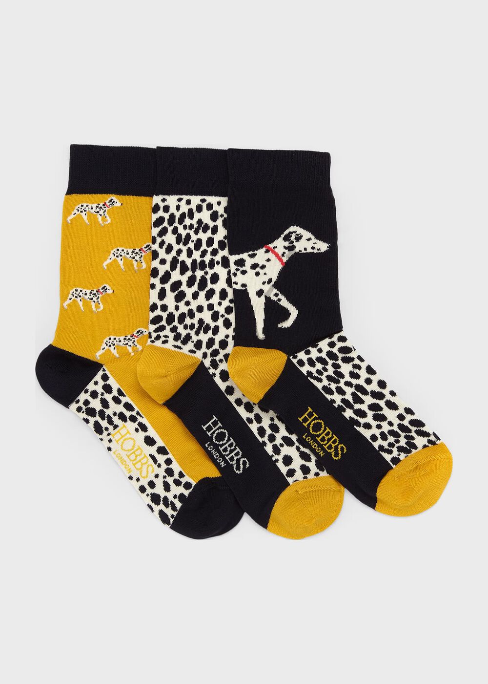 Dalmation Sock Set, Navy Ochre, hi-res