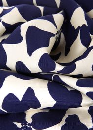 Lucille Tunic Dress, Navy Cream, hi-res