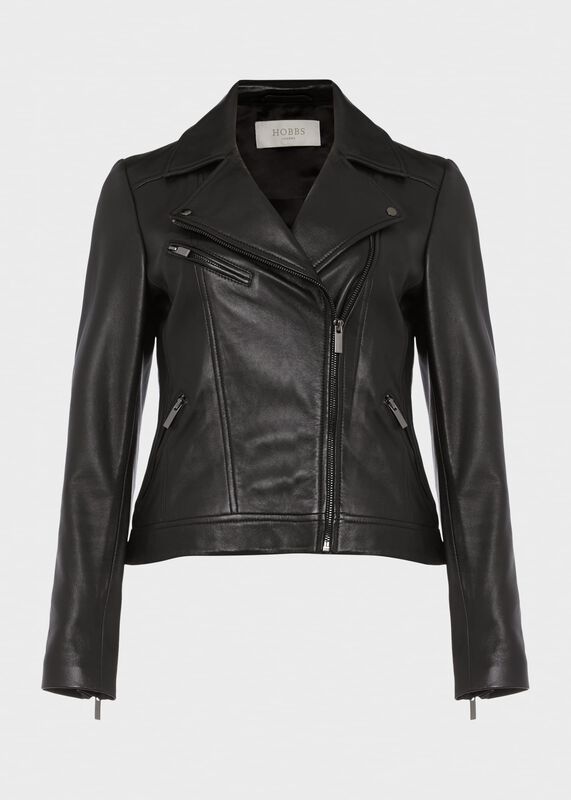 Petite Dakota Leather Jacket
