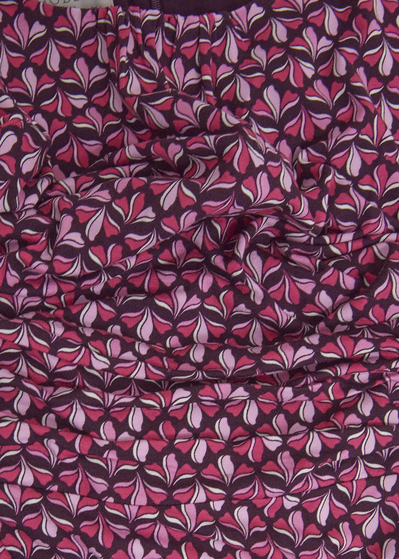 Petite Bayview Jersey Dress, Pink Multi, hi-res