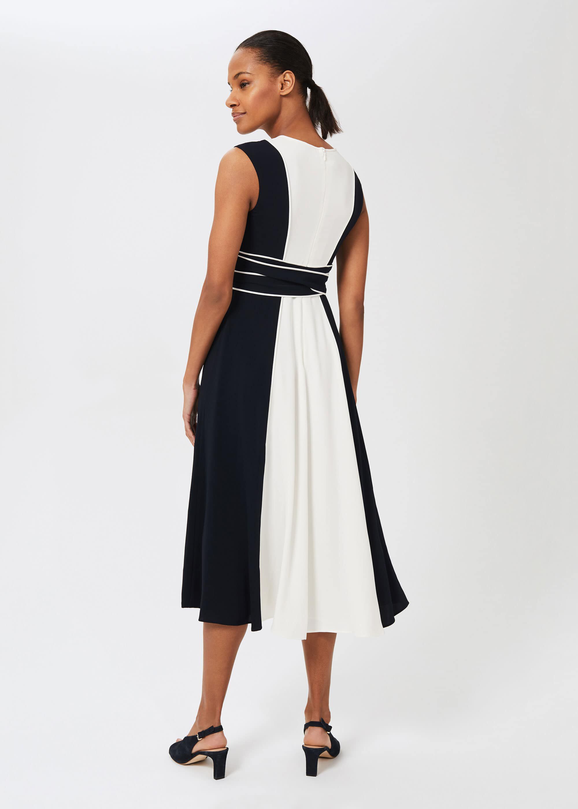 Rae Colourblock Fit And Flare Dress