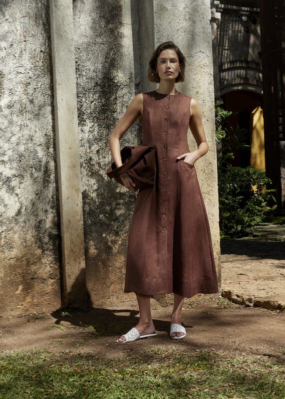 Carmen Linen Dress