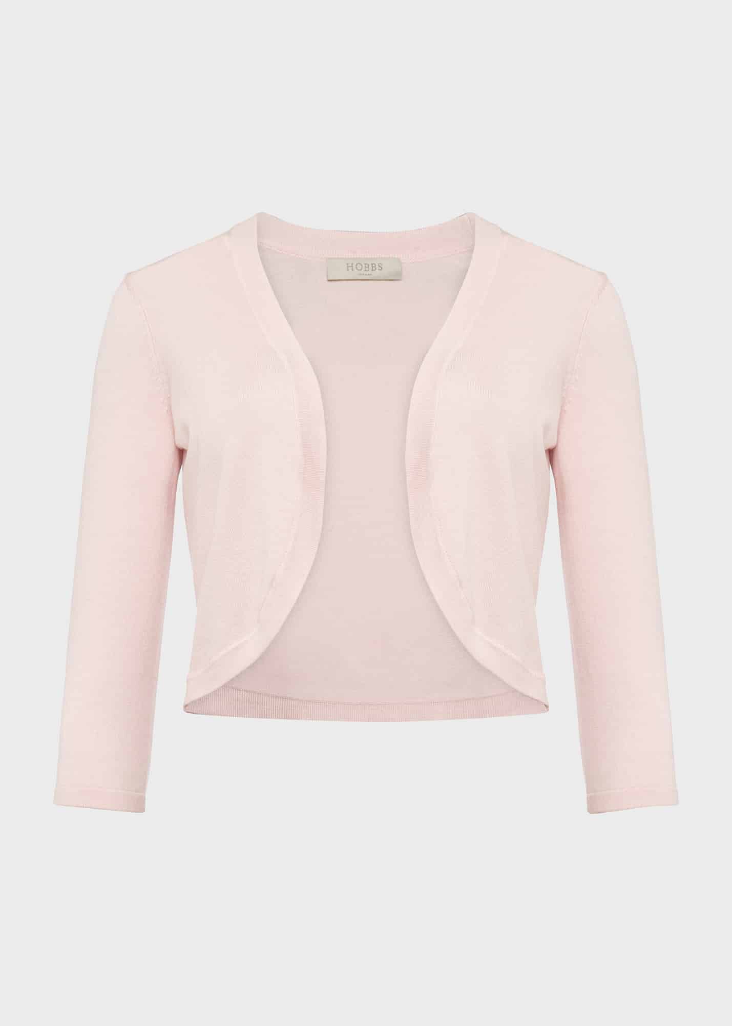 Pale pink sale shrug