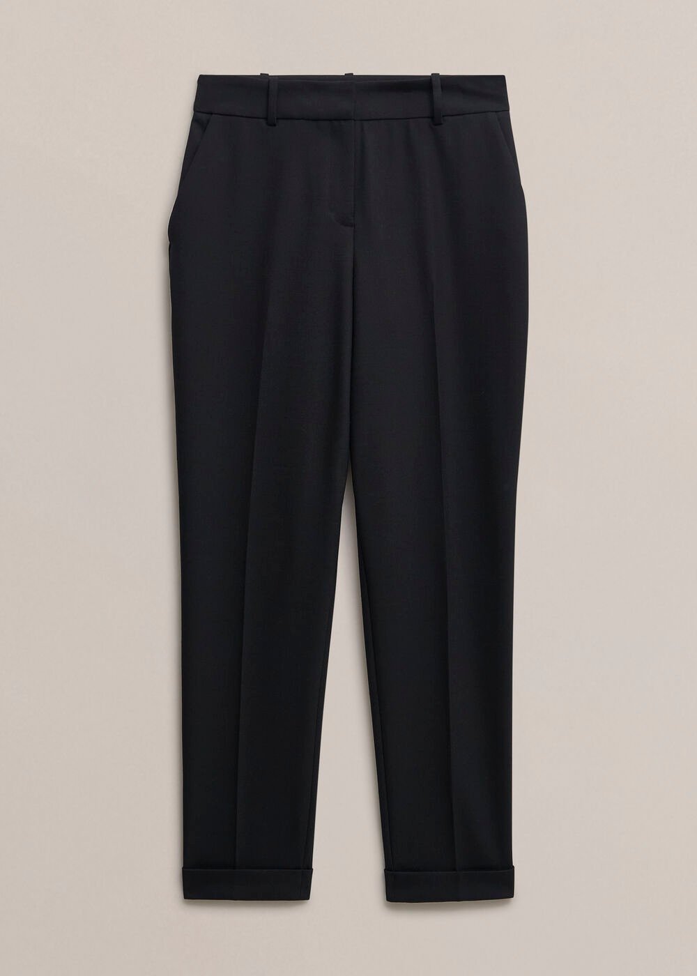 Lisette Wool Blend Pants, Black, hi-res
