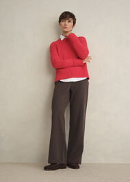 Marina Trousers, Deep Brown, hi-res