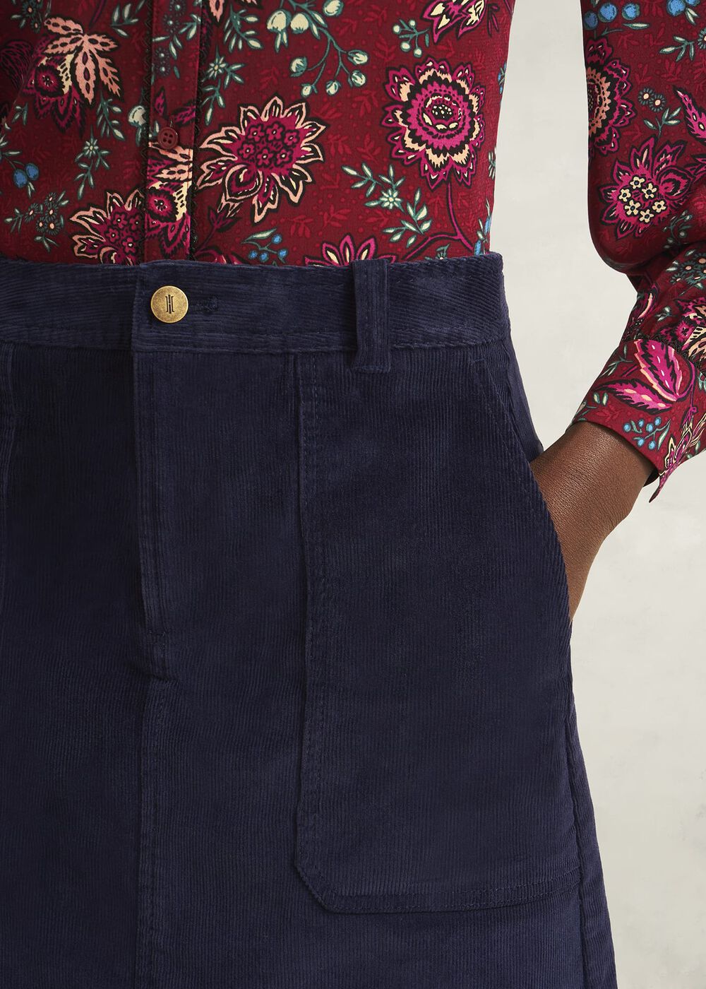 Izara Skirt, True Navy, hi-res