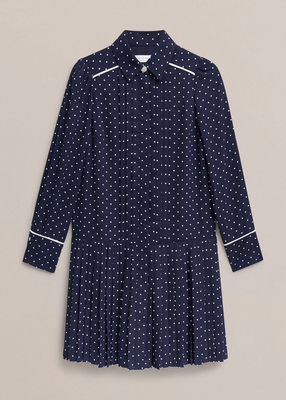 Francesca Dress, Midnight Ivory, hi-res