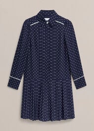 Francesca Dress, Midnight Ivory, hi-res