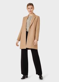 Camellia Coat, Camel, hi-res