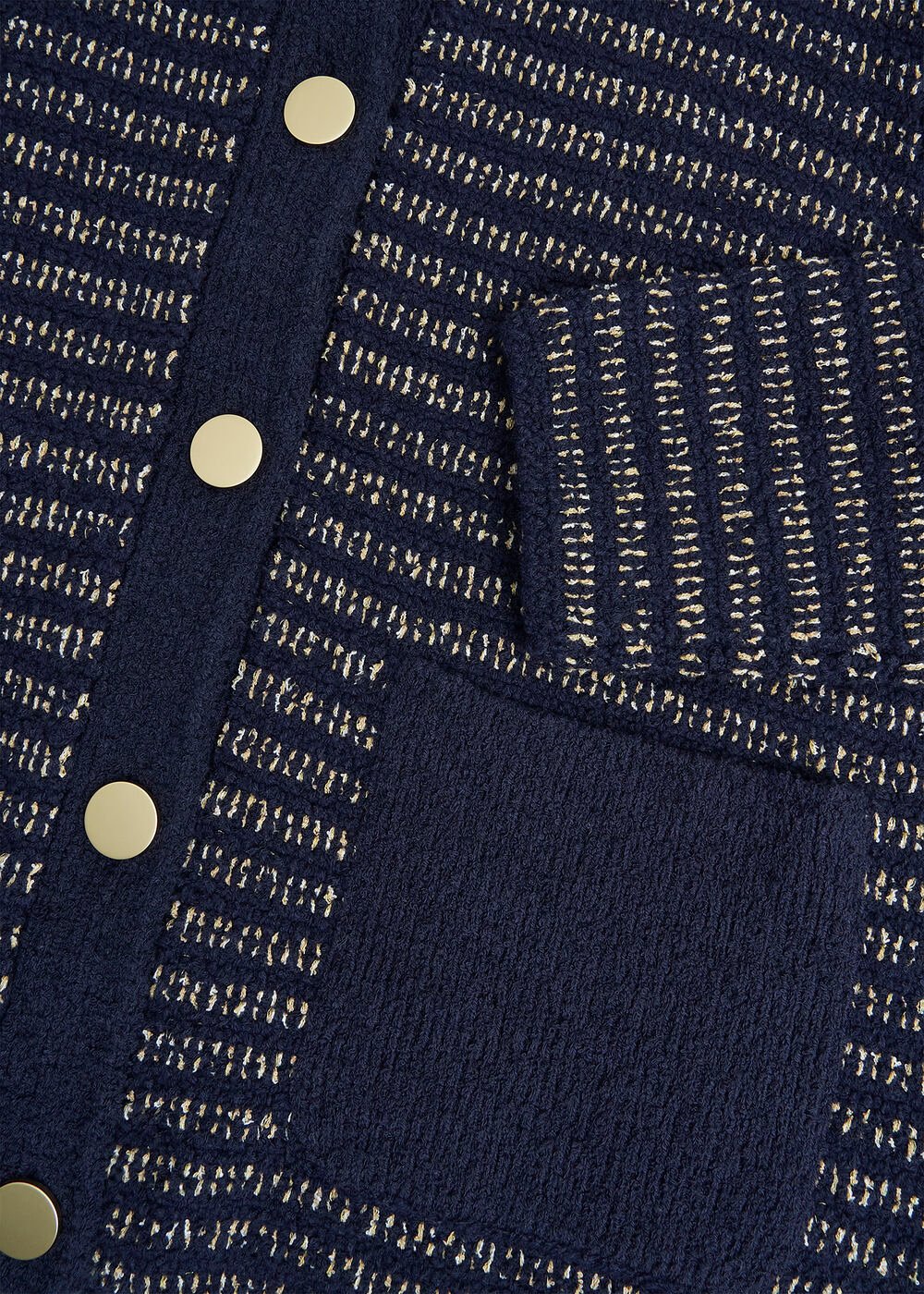 Sasha Knitted Jacket, Navy, hi-res