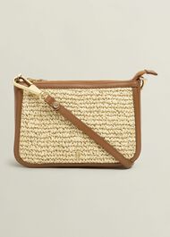 Briella Raffia Bag, Natural Tan, hi-res