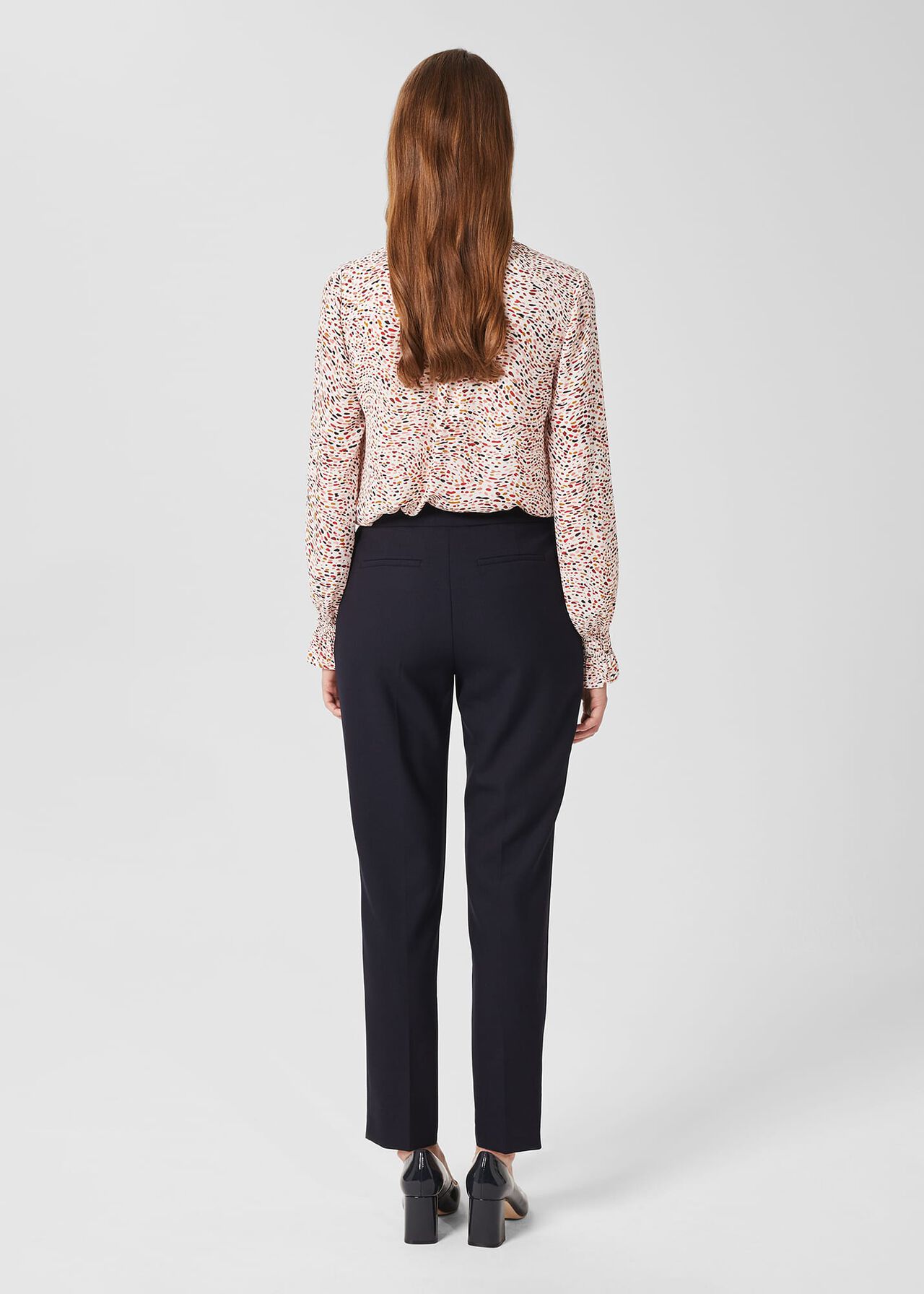 Petite Gael Trousers, Navy, hi-res