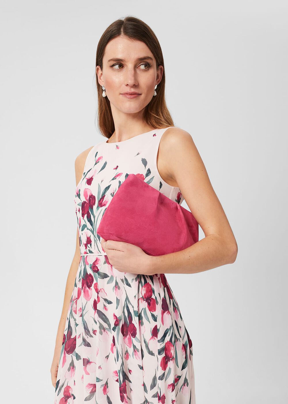 Clifton Clutch, Bright Pink, hi-res