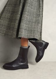 Sawyer Leather Chelsea Boots, Black, hi-res