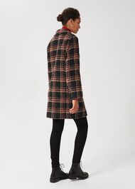 Carmina Check Coat With Wool, Grey Multi, hi-res