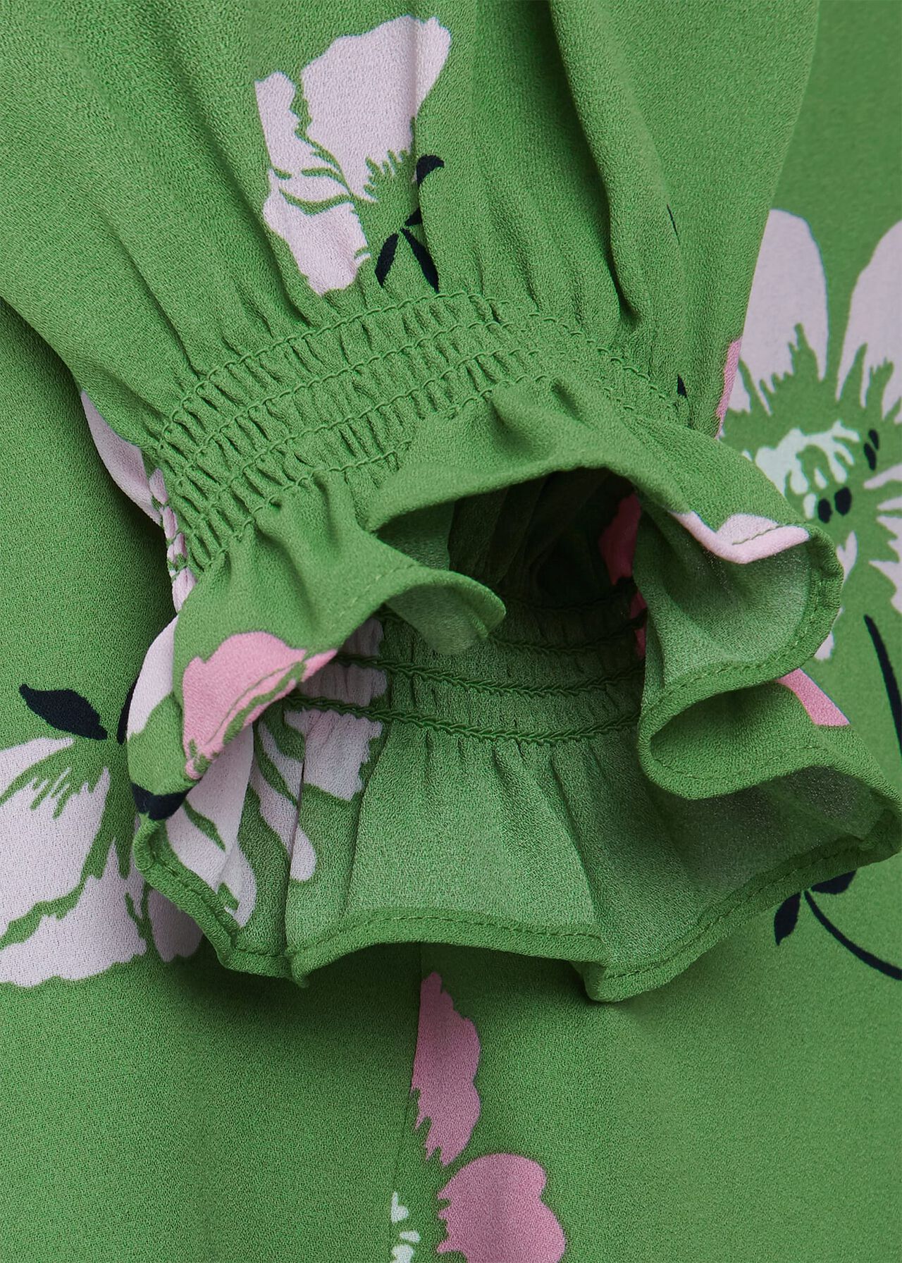 Sutton Blouse, Pea Green Multi, hi-res