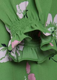 Sutton Blouse, Pea Green Multi, hi-res