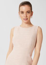 Petite Amelie Dress, Oyster, hi-res