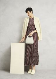 Burnby Dress, Brown Ivory, hi-res