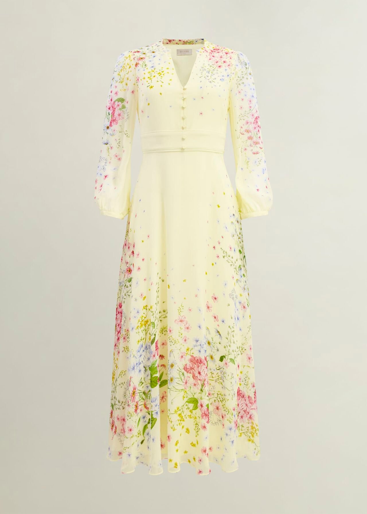 Petite Emma Dress, Yellow Multi, hi-res