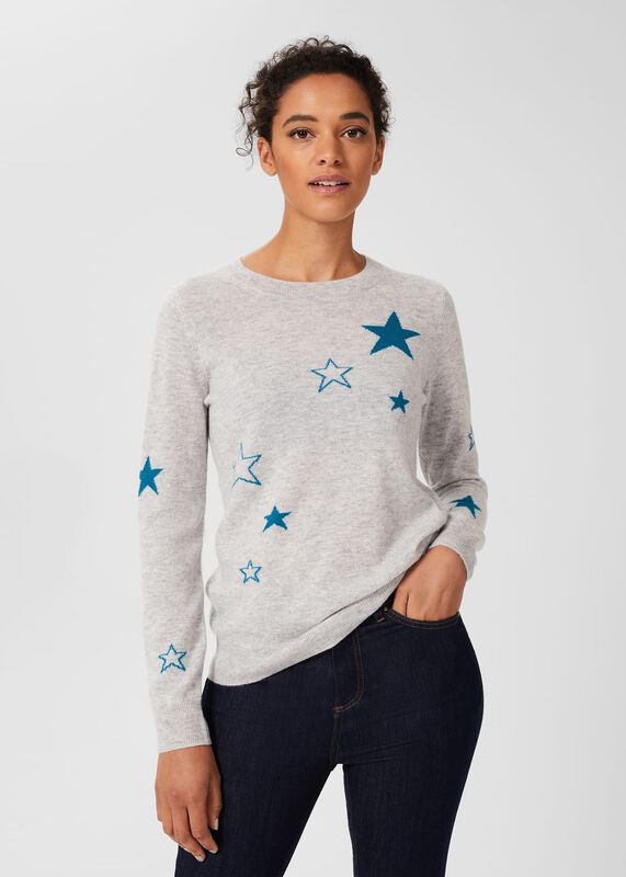 Samira Wool Cashmere Star Jumper