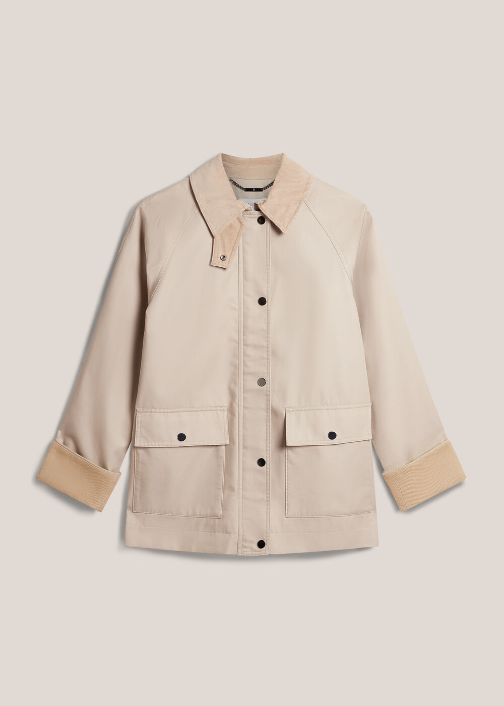 Gabby Barn Jacket, Pebble Grey, hi-res