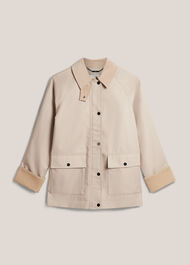 Gabby Barn Jacket, Pebble Grey, hi-res
