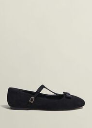 Ottilie T-Bar Flat, Black, hi-res