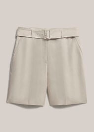 Iza Linen Shorts, Neutral, hi-res