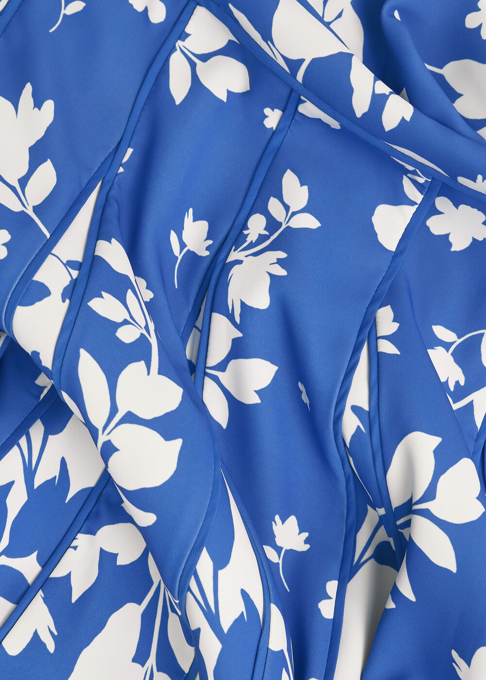 Petite Angelica Floral Dress, Blue Cream, hi-res